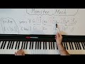 How To Play Monster Mash Piano Tutorial In G