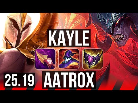 KAYLE vs AATROX (TOP) | EUW Master | 25.19