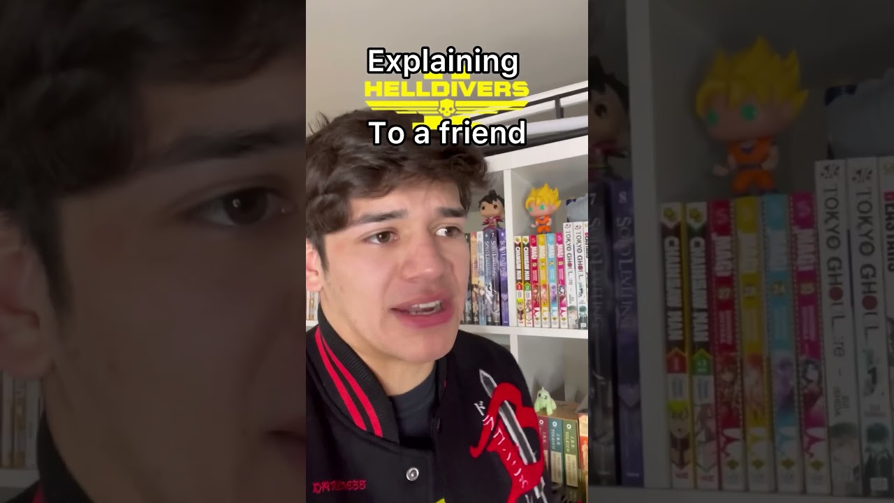 Explaining Helldivers 2 to a friend #gaming #helldivers2 #videogames #helldivers #ps5 #pc