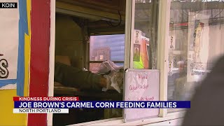 Joe Brown's Carmel Corn feeding families