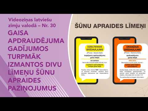 Videoziņas Nr. 30 “Turpmāk izmantos divu līmeņu šūnu apraides paziņojumus”