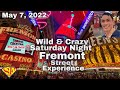 Crazy Saturday Night People Watching In Fremont Street Las Vegas Zowie Bowie BigOne LasVegas