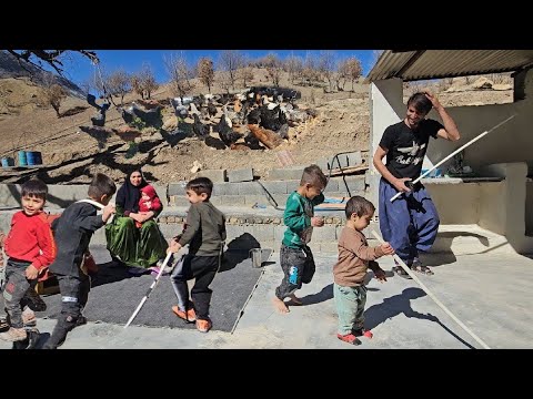 Rural life. Babak’s concern about his father’s illness and his visit to see him.@par8484