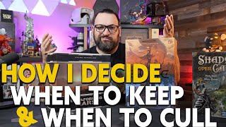 How I decide to keep or sell my board games