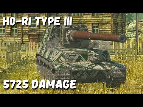 Ho-Ri Type III - 3 KILLS | 5,7 K Damage, WoT Blitz Replay
