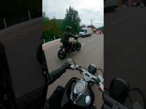 Thumbnail for Yamaha XVS 650 Drag Star ride with BMW K75 Cafe racer build #caferacer #scrambler #bobber by BMW K75