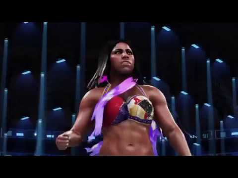 WWE 2K18 Backlash Ember Moon vs Rosemary