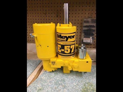 Teardown of Meyers E-57 Plow Pump disassembly
