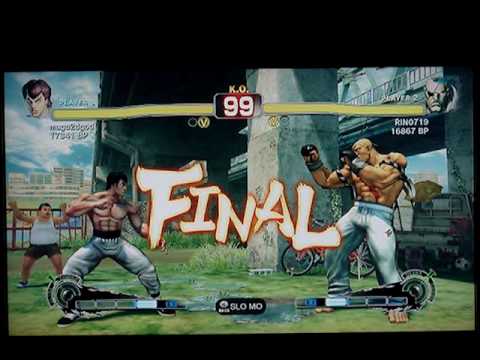 SSF4: Mago (Fei Long) vs RINO (Sagat) - Japanese XBL ranked