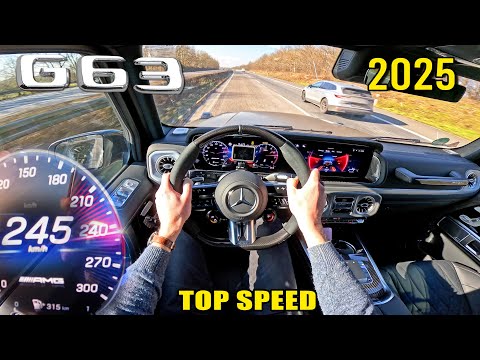 Thumbnail for 2025 Mercedes AMG G63 // TOP SPEED POV on AUTOBAHN by Limousine, rall, rally, Car, Vehicle, Sedans