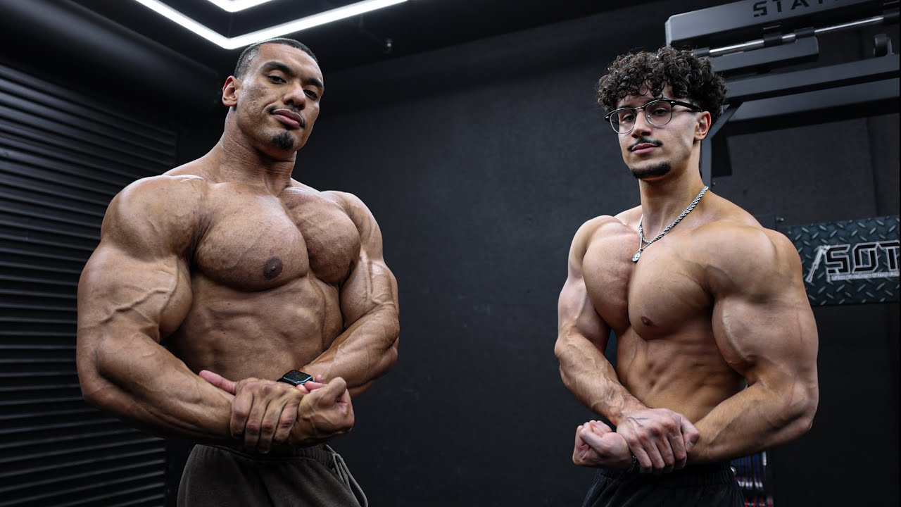 DESTROYING MY CHEST WITH IFBB PRO LARRY WHEELS