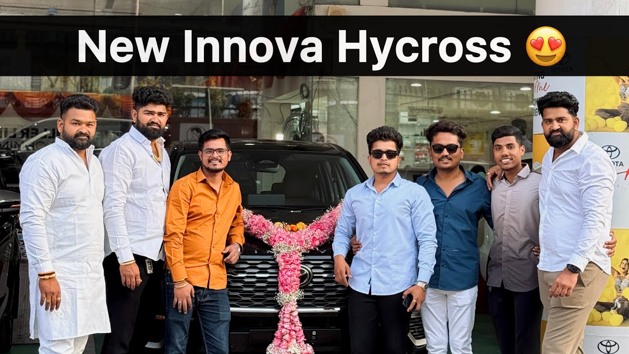 New Toyota Innova Hycross 😍| Congratulations Brothers