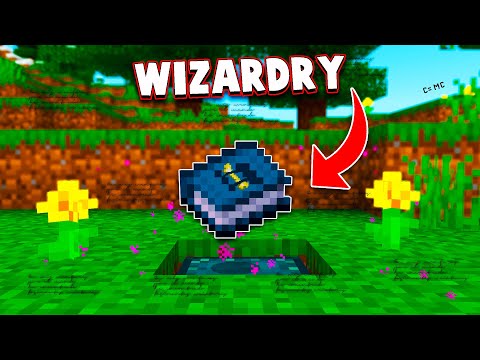 👉 TOP 3 MAGIC ADDONS for MINECRAFT PE / BEDROCK ► SPELLS, WANDS, WITCHES, ETC...