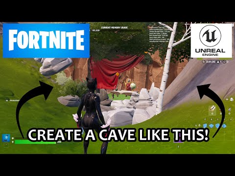 BEGINNER TUTORIAL - How to Create a Cave in Unreal Engine Fortnite - Creative 2.0