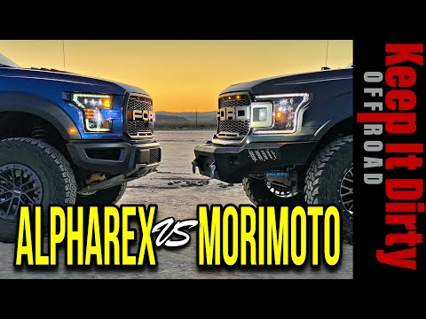 AlphaRex Vs Morimoto comparison Ford F-150 / Raptor