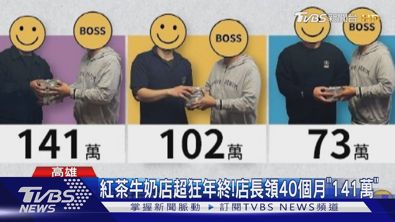 高雄老江紅茶牛奶年終出爐!店長爽領「141萬」羨煞眾人
