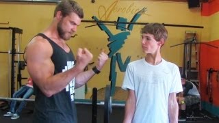 Teen Beginners Bodybuilding Training - Upper Body  - Chest, Arms, Shoulders