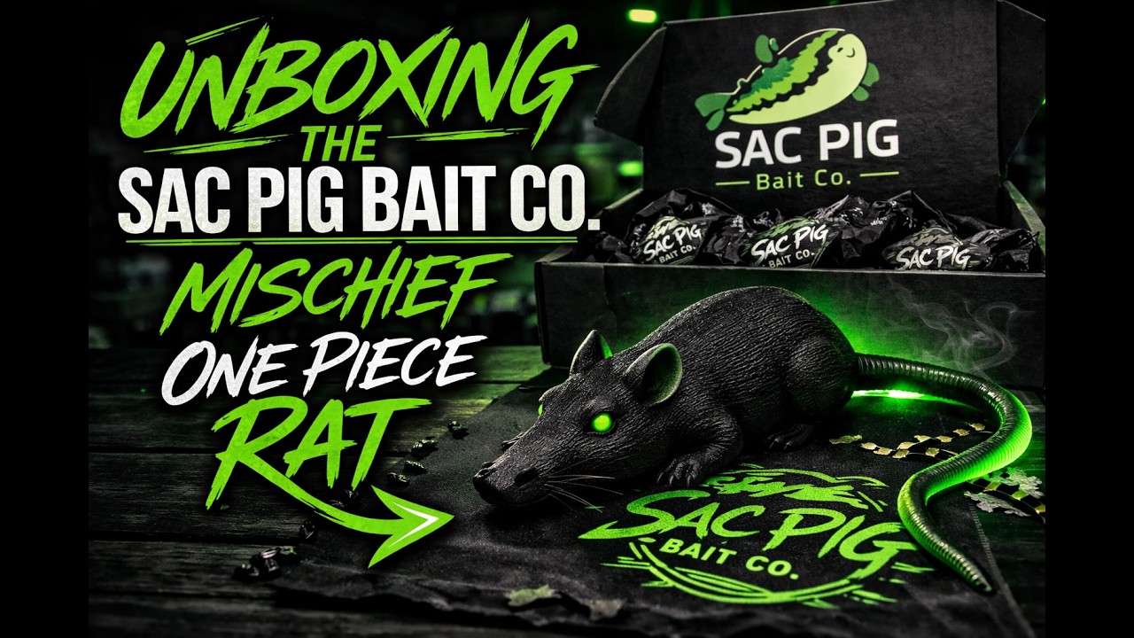 INSANE Rat Lure Unboxing! (SacPigBaitCo Mischief 1-piece Rat)