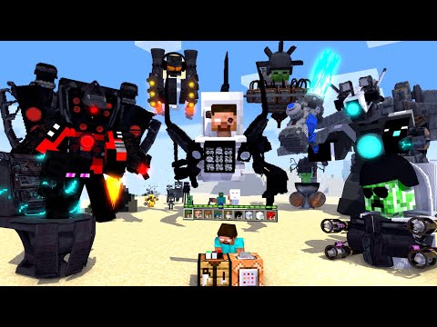 Skibidi Toilet Attack (Minecraft Animation)