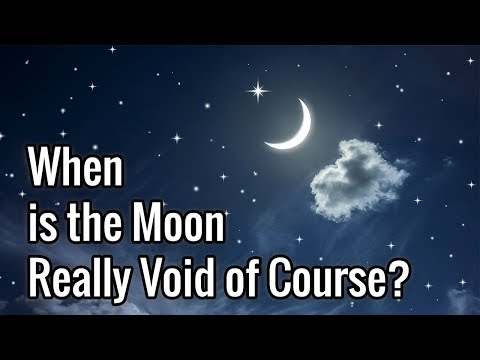 Void of Course Moon: Three Different Definitions