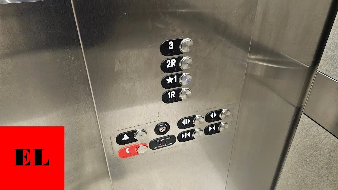 Plain Newer Otis Gen2 MRL Traction Elevator - LRU Minges Science Building (Hickory, NC)