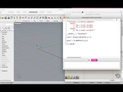 Construct Point 3d Inside Grasshopper Using Python Script
