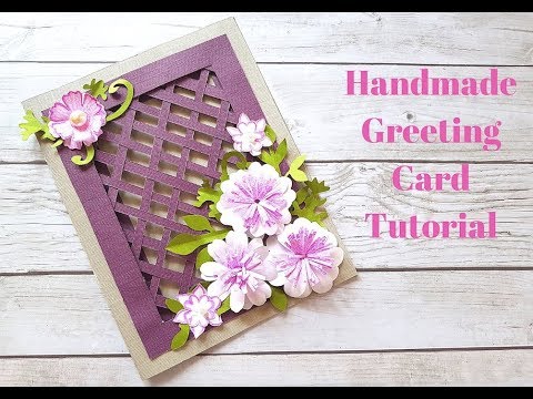 Beautiful Handmade Greeting Card for Birthday/Anniversary/Festivals - DIY Weaving Card Idea ...