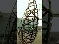 Metal Sculpture Factory—A Poetic Crescent Weave Stainless Steel Sculpture