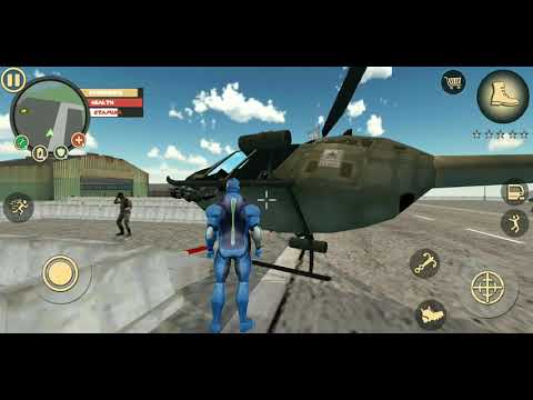 Rope hero:super idea is helicopter new idea