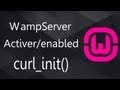 fatal error: call to undefined function curl_init() WAMP ...