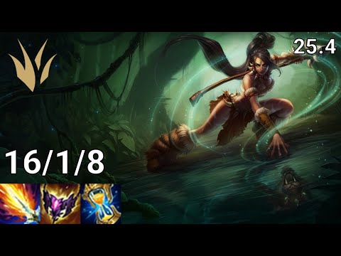 Nidalee Jungle vs Shyvana - EUW Master | Patch 25.4