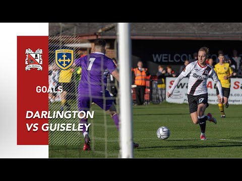 Goals: Darlington v Guiseley