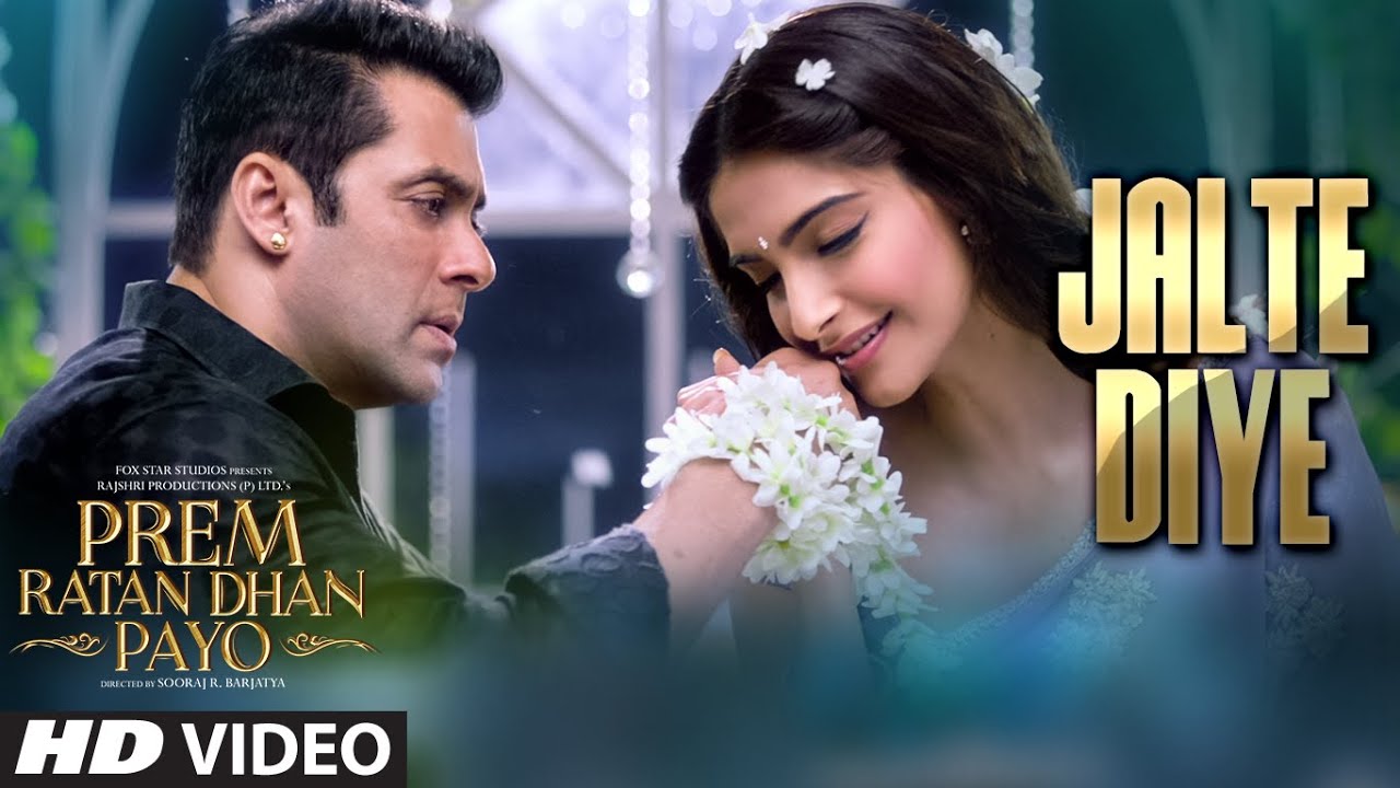 Jalte Diye Lyrics | Prem Ratan Dhan Payo | Shabab Sabri, Vineet Singh, Anweshaa, Harshdeep Kaur | Himesh Reshammiya