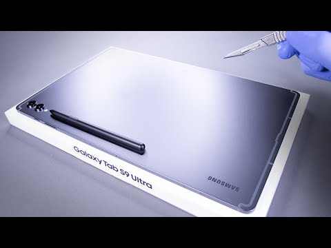 Samsung Galaxy Tab S9 Ultra Unboxing - ASMR