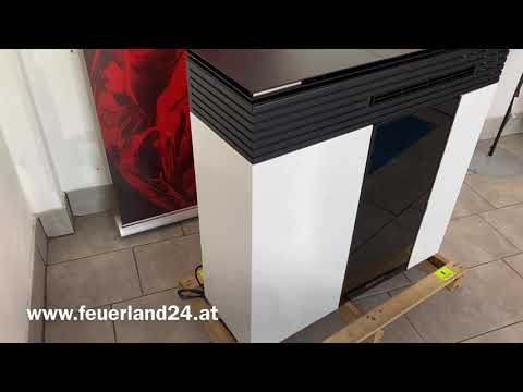 Sie suchen einen schmalen Pelletofen?  Modell Very mit 2 Lüftern - Kanalisierung Vorstellung 002