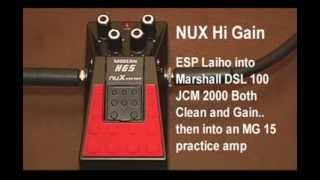 Video thumbnail for NUX Hi Gain HG 5 pedal demo. Is this Bang for the Buck? by MetalRecordingServices.com