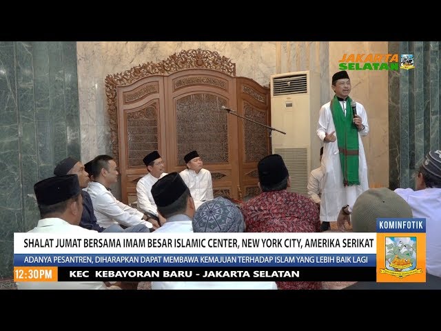 Shalat Jumat Bersama Imam Besar Islamic Center New York City, Amerika Serikat