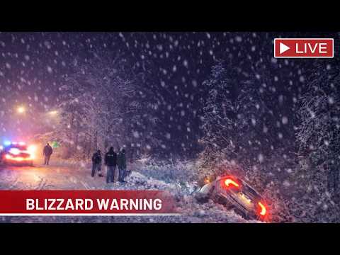 HISTORIC BLIZZARD STARTS ACROSS NORTHEAST - LIVE AS IT HAPPENED