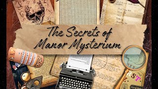 Halloween Escape Room for Adults -The Secrets of Manor Mysterium Printable Escape Room