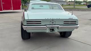 1968 Pontiac Firebird Hood Open Walk Around