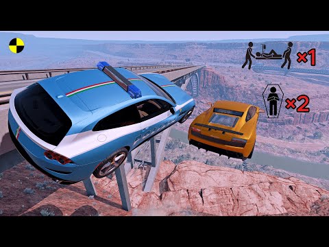Realistic High-Speed Car Crashes in BeamNG.drive #102 | Ultra Detailed Crash Compilation