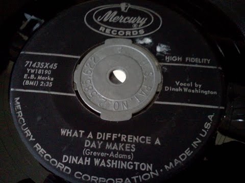 Dinah Washington - What A Difference A Day Makes  '59   45rpm