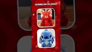 Você escolhe VERMELHO ou AZUL? #shortvideo #shorts