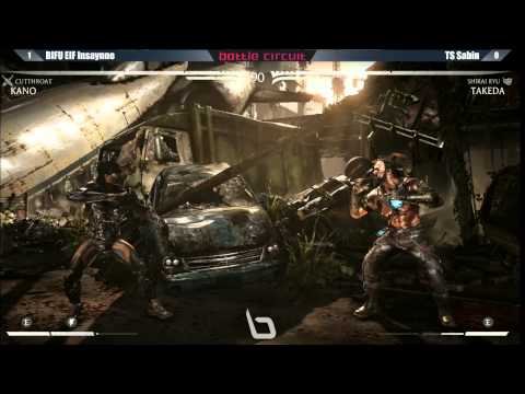 Next Level Battle Circuit 118 - MKX - Losers Final - BIFU EIF Insaynne (Kano) vs TS Sabin (Takeda)