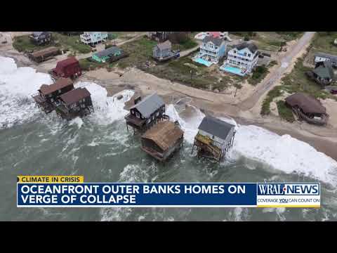 Oceanfront Outer Banks homes on verge of collapse