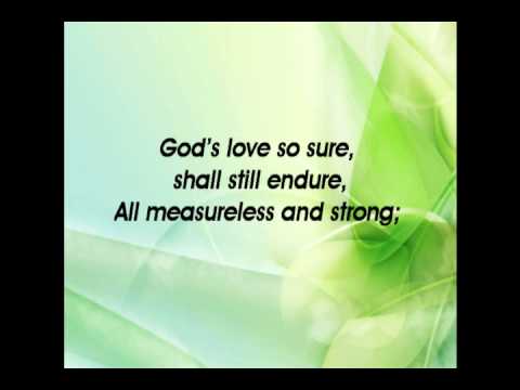 The Love of God with Lyrics by Dave Hunt