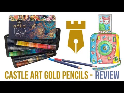 Castle Arts Gold Pencils Review & Soft Touch Comparison
