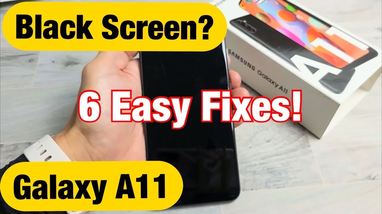 Galaxy A11: Black Screen or Screen Won't On? 6 Fixes!