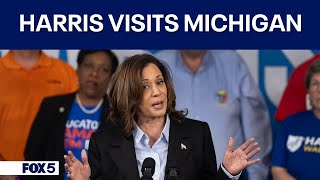 FULL SPEECH: Kamala Harris holds campaign event in Detroit