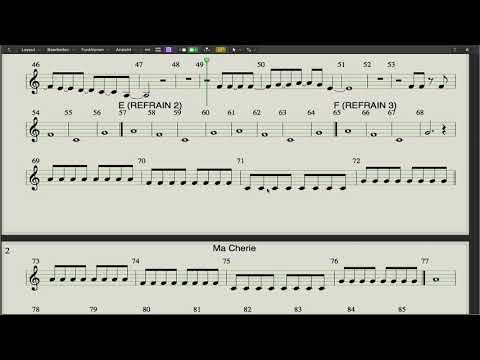 Ma Cherie Tutorial für Trompete A // Helene Lange Schule Frankfurt